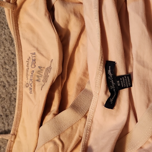 One pink and one tan cami, both Size M - Picture 3 of 3